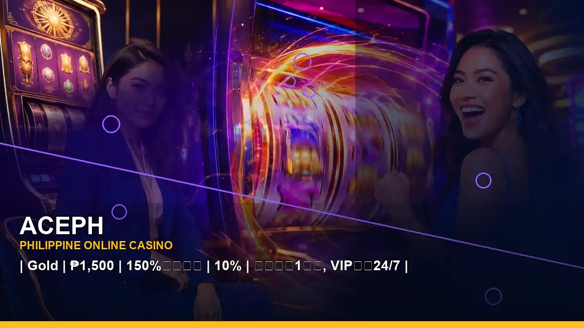 ACEPH fantasy online slot games in a left close-up scene for the ACEPH brand search, casino access, games, account help and