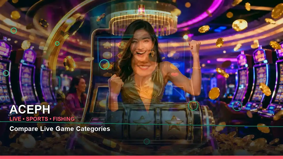ACEPH right close-up play phone mobile casino games highlighting mobile-friendly casino play